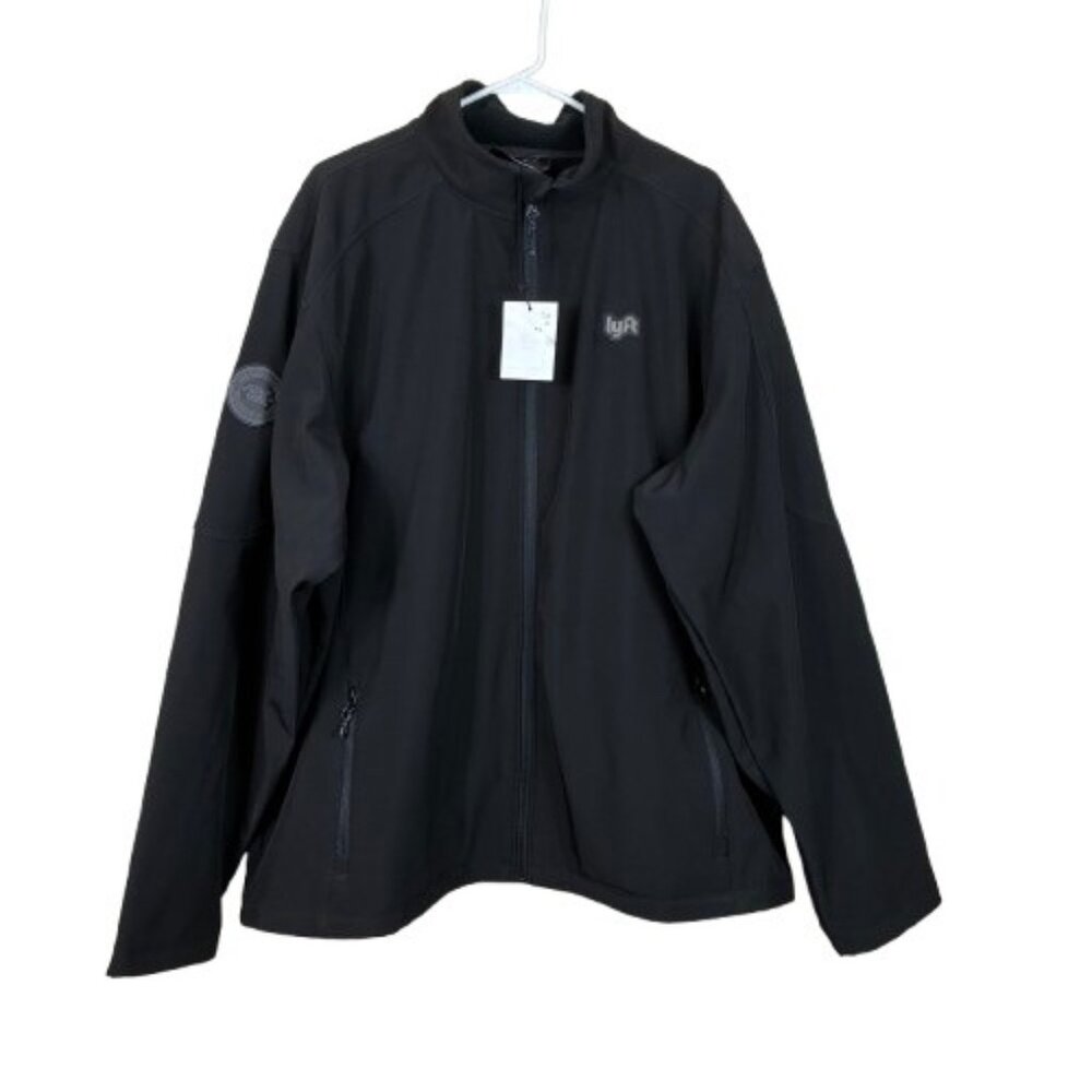 NEW Lyft 1K Rides Softshell Driver Fleece Lined Black Size 4XL
